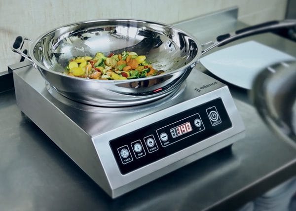 Wok de Indução de Mesa 3500W | Cozedura Profissional 36 cm