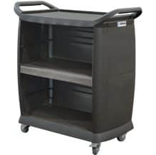 Carrinho de Serviço Multiusos com 1 Lado Aberto, 980x500x1050mm