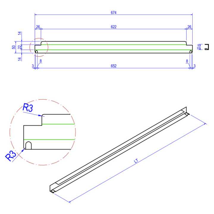 Carro Alto GN 1/1 com 17 Níveis — 460 x 630 x 1720 mm