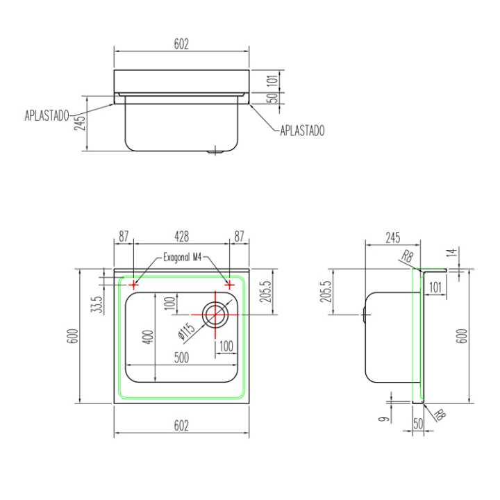 Mesa Inox com Tina Escorredora de Vegetais e Saladas FV-66