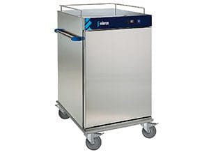 Carro Quente Inox 10 Tabuleiros GN 2/1, 1 Porta, Elétrico