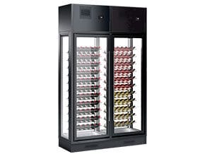 Garrafeira Enolux Alta, 2 Portas, 2 Temperaturas, 2600mm