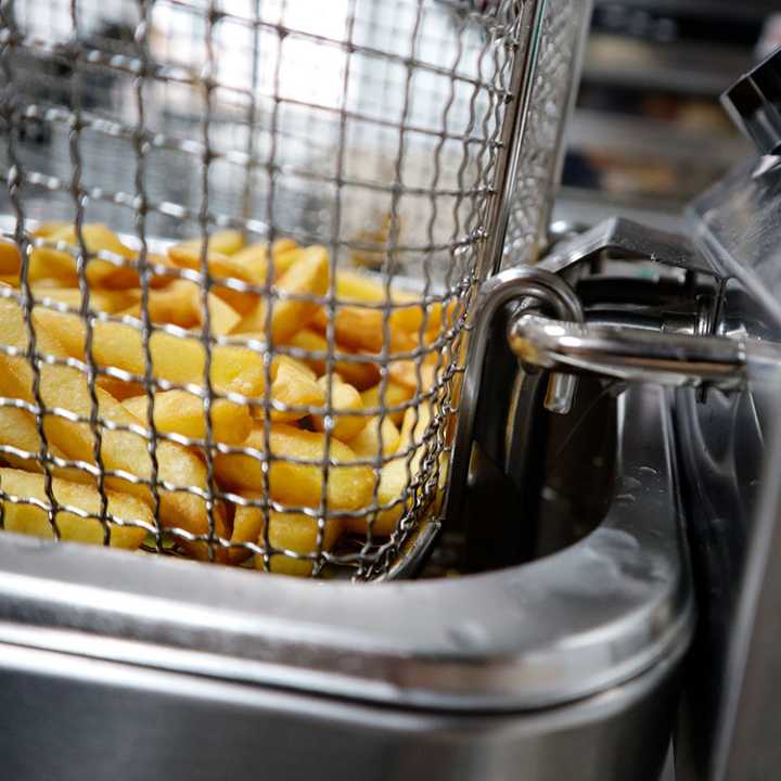 Fritadeira Elétrica Simples 4 Litros - Aço Inoxidável