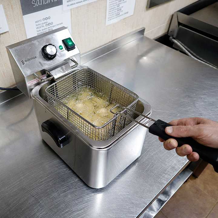 Fritadeira Elétrica Simples 4 Litros - Aço Inoxidável
