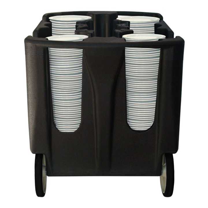 Carrinho Transporte Pratos Polietileno 180-480 Pratos (Ø18-32 cm)