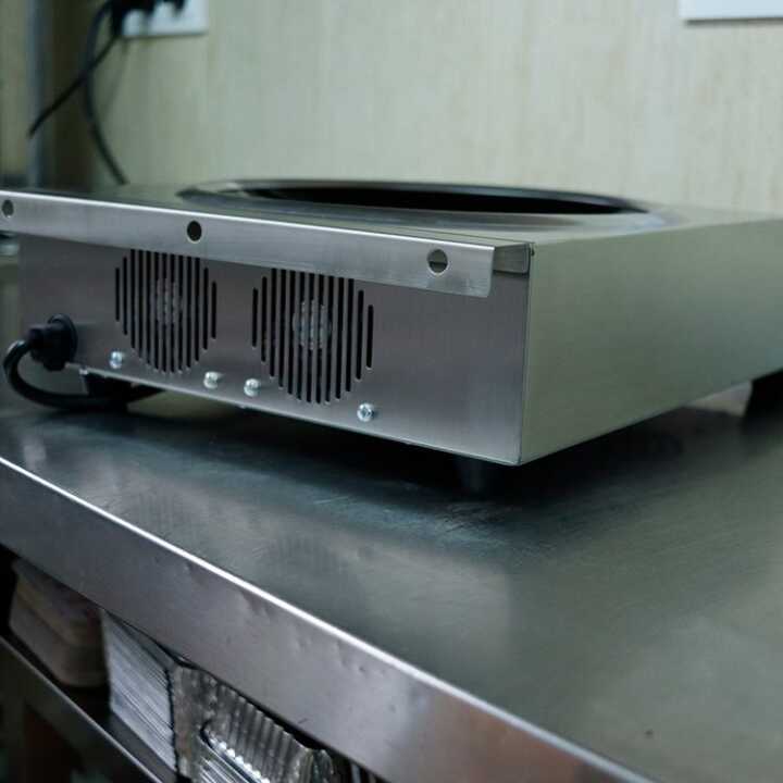 Wok de Indução de Mesa 3500W | Cozedura Profissional 36 cm