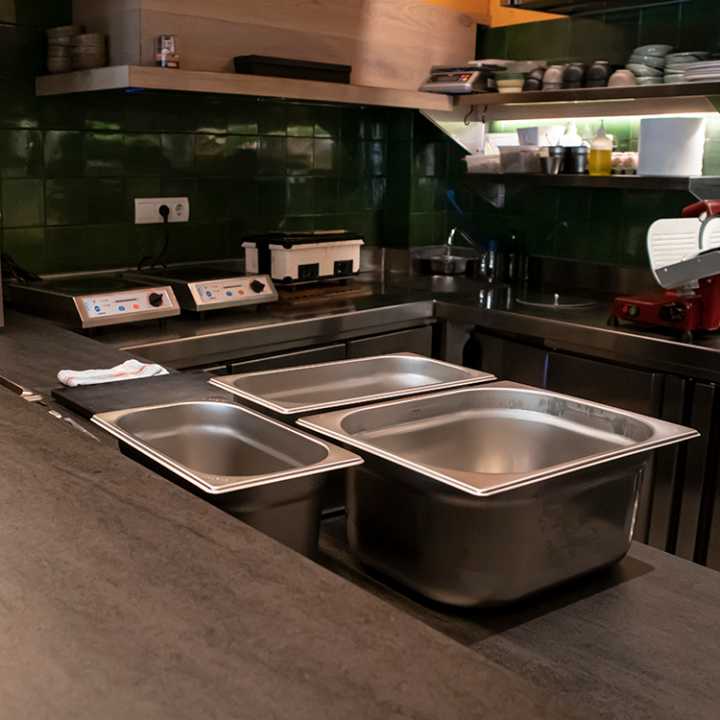 Recipiente Gastronorm Inox GN 1/4 - 40 mm Profundidade, 1 L