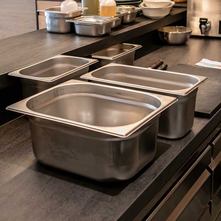 Recipiente Gastronorm Inox GN 1/4 - 40 mm Profundidade, 1 L