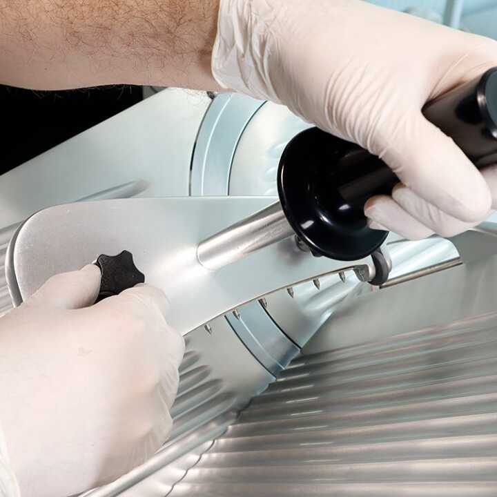 Cortador de Carne Profissional por Gravidade, 350mm