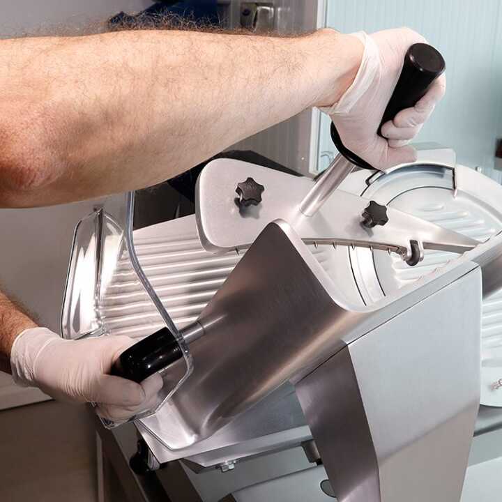 Cortador de Carne Profissional por Gravidade, 350mm