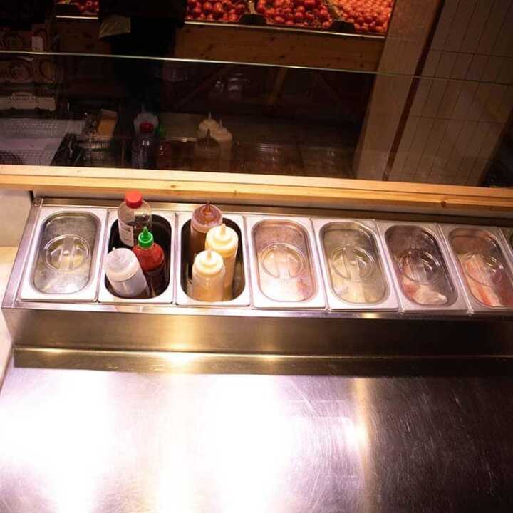 Mesa Refrigerada Saladete Pizzaria 180cm GN1/3
