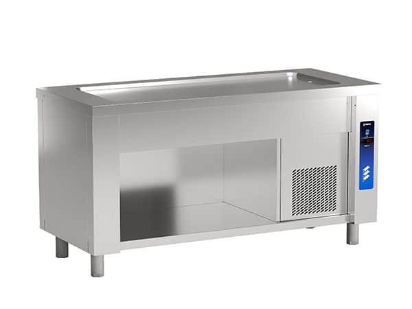 Elemento Frio com Reserva Inferior 4x GN 1/1, 150mm - 1600mm