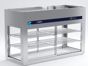 Vitrine Refrigerada Expositora 1590mm, Temperatura +4°C a +12°C