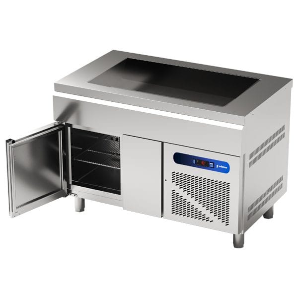 Cuba Refrigerada GN1/1 150mm com Reserva Inferior 1200mm – 0,635kW