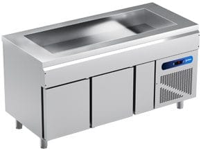 Cuba Refrigerada com Reserva Inferior 2x GN1/1 150mm