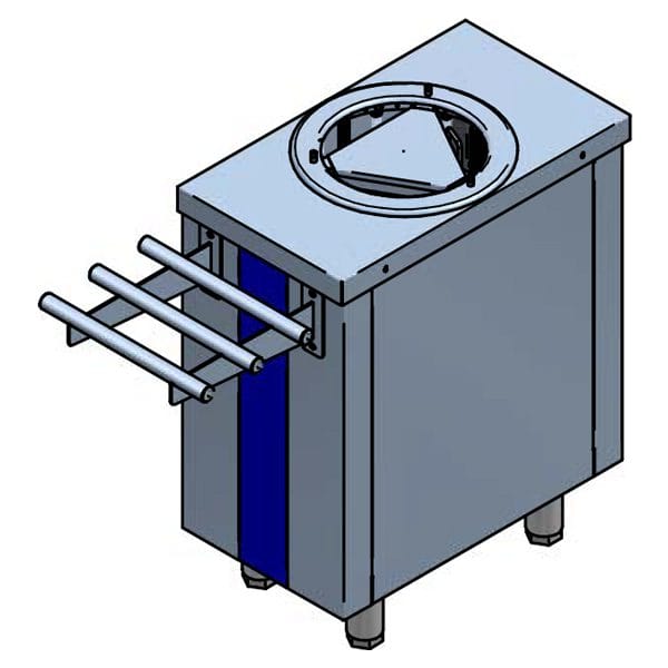 Dispensador de Pratos Quentes, Nível Constante, Ø180-280mm