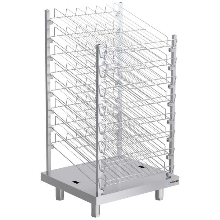 Dispensador de Copos Aço Inoxidável 6 Prateleiras - 800x700x1385mm