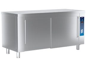 Mesa Quente Estufa Aço Inox 1600x700mm Dupla Porta