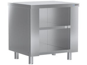 Bancada Neutra Inox 800x700x850mm para Self-Service