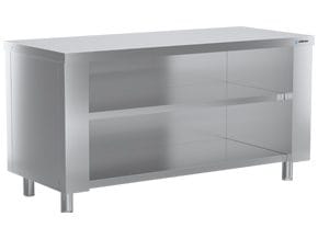 Bancada Neutra em Inox Linha 700, 1600x700x850mm