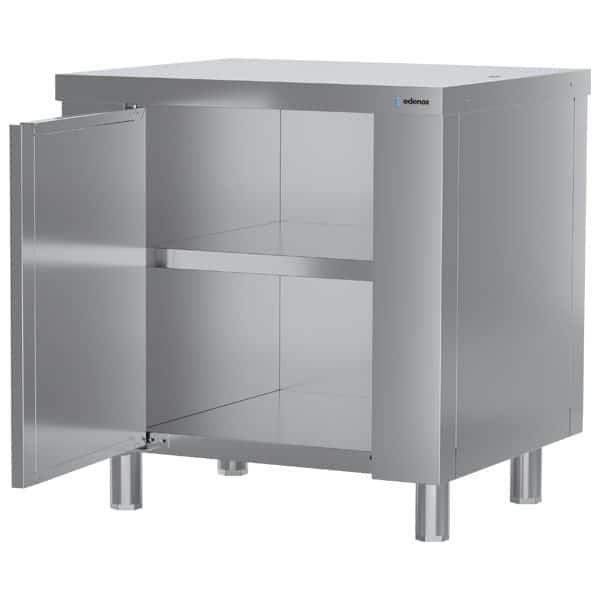 Bancada Neutra Inox 800x700x850mm com Portas