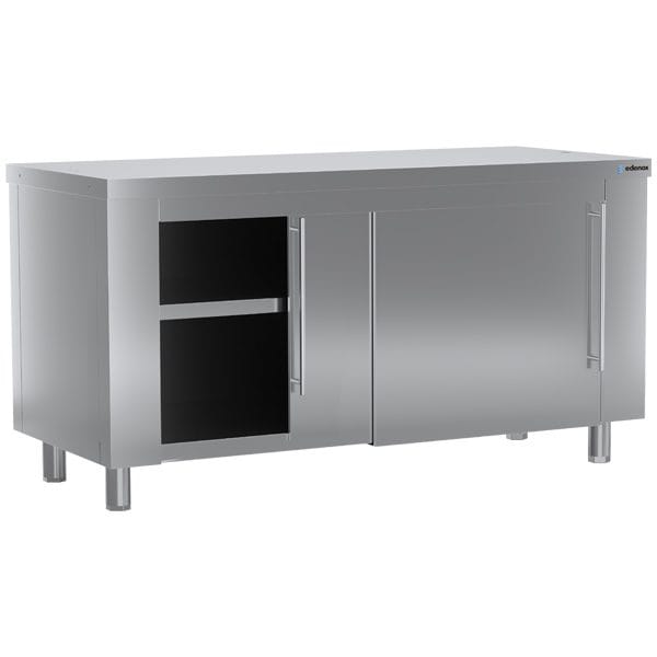 Mesa de Trabalho Inox Neutra 2 Portas 1200mm