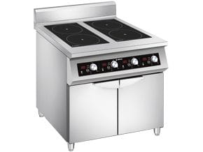 Fogão de Indução Linha 700, 4 Zonas, 2x3.5kW + 2x5kW