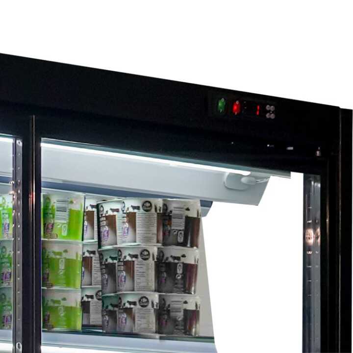 Murais Refrigerados Expositores ECOCRISTAL-1377 com Portas de Vidro