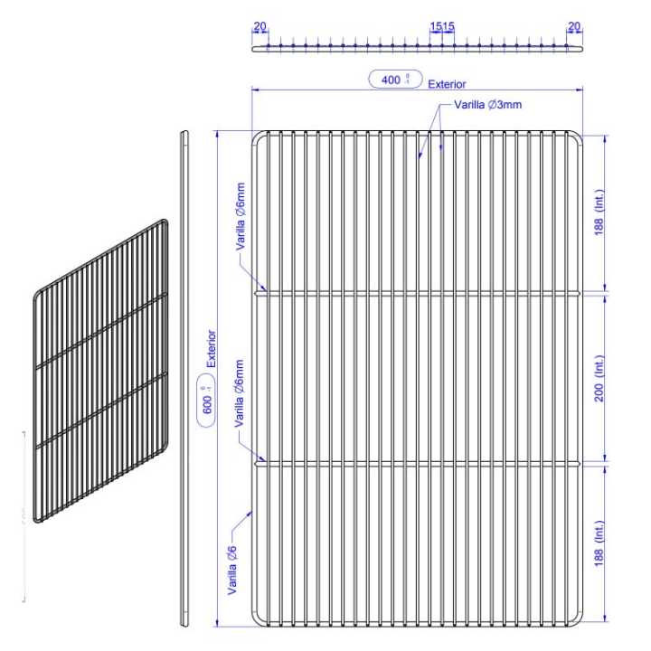 Prateleira Armário Inox 600x400mm para Equipamentos Profissionais