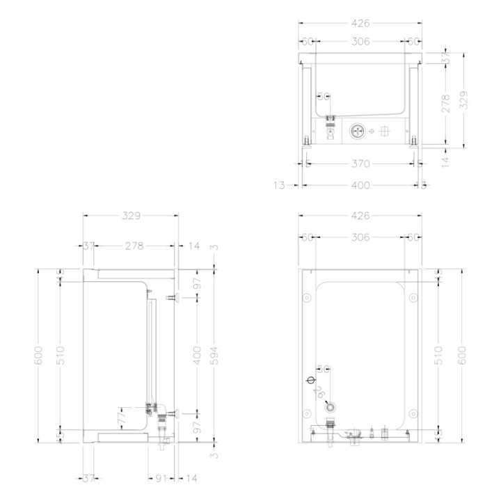 Banho-Maria Elétrico de Bancada GN 1/1 - 700W