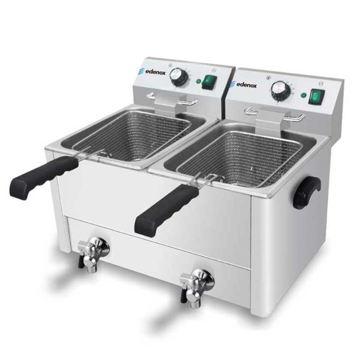 Fritadeira Elétrica Dupla 8 + 8 Litros - Linha Snack