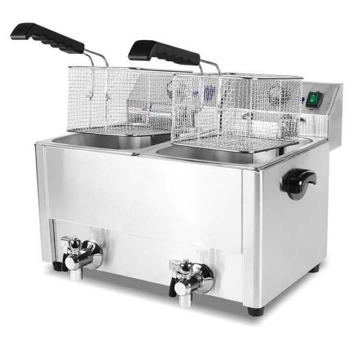 Fritadeira Elétrica Dupla 8 + 8 Litros - Linha Snack