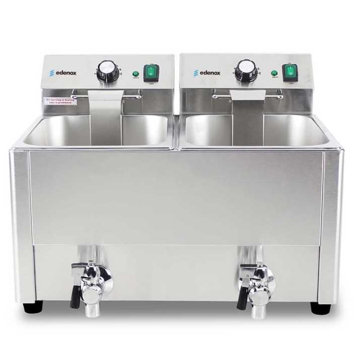 Fritadeira Elétrica Dupla 8 + 8 Litros - Linha Snack