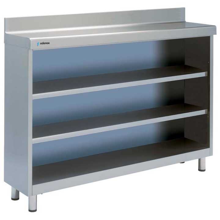 Estante de Aço Inoxidável com 2 Prateleiras - 1500x600x1045mm
