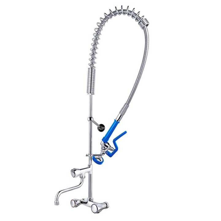 Torneira de Ducha Profissional de Parede com Cano Extensível