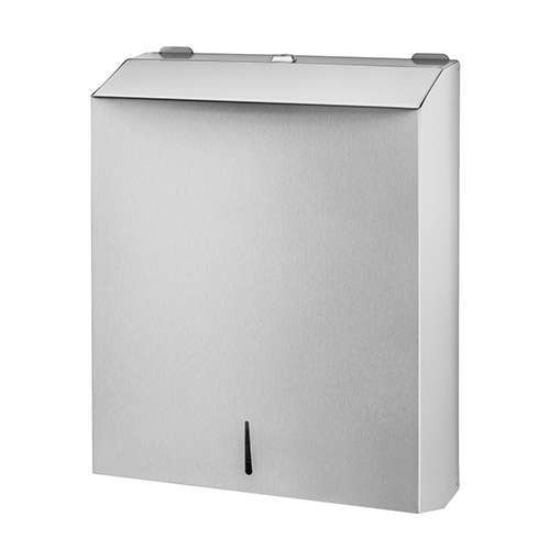 Toalheiro de Papel Mural Inox 600 Folhas