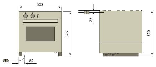 Forno de Convecção Elétrico HC-60 – Rápido e Uniforme