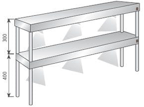Elemento de Aquecimento e Iluminação para Buffets, 110x32,5 cm