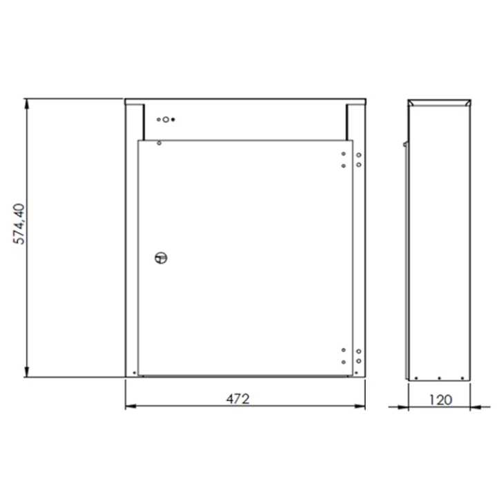 Esterilizador UV de Facas em Aço Inox p/ Cozinha Profissional, 14 Facas