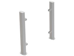 Suporte Lateral para Cristais Retos – Segurança Reforçada