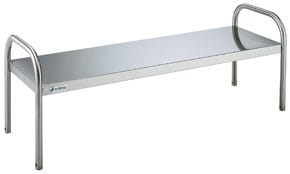 Estante de Preparação em Inox 1 Nível – 1900x375x500mm