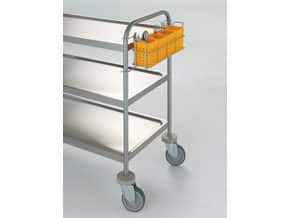 Suporte Talheres Aço Inoxidável p/ Carros CE - 4 Cestos