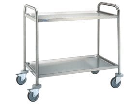 Carro de Serviço Inox 2 Níveis 900x600x975mm