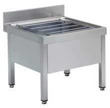 Mesa Inox com Tina Escorredora de Vegetais e Saladas FV-66