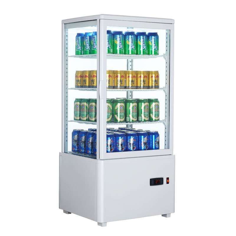 Expositor Refrigerado Panorâmico 78L Branco 447x400x969mm