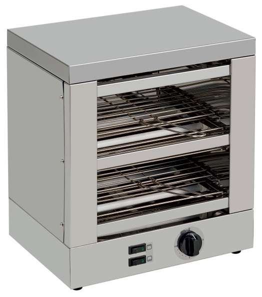 Torradeira Profissional Slim 2 Níveis | Quartzo | 1800W