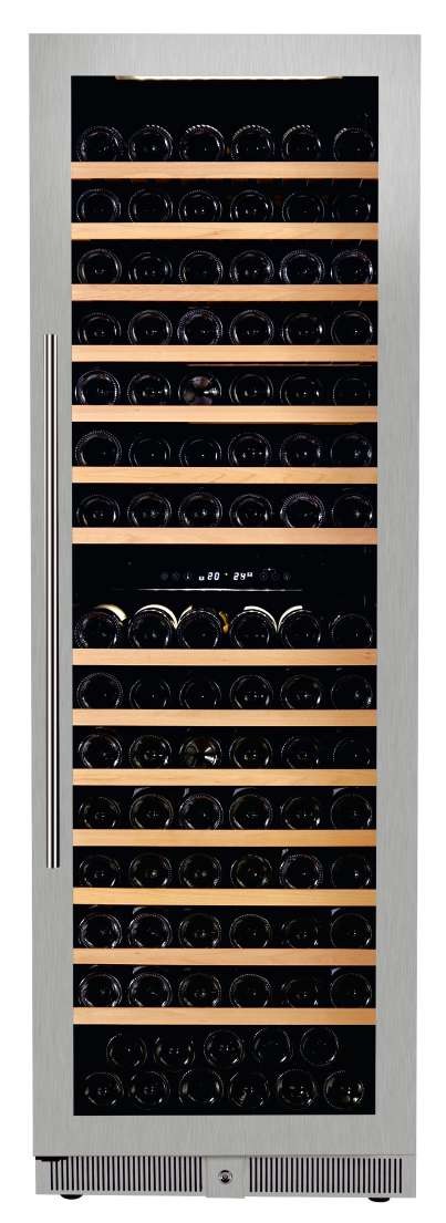 Adega Refrigerada para 165 Garrafas de Vinho Duas Temperaturas
