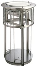 Dispensador de Pratos Neutro DPN-28 Aço Inox Ø180-280mm