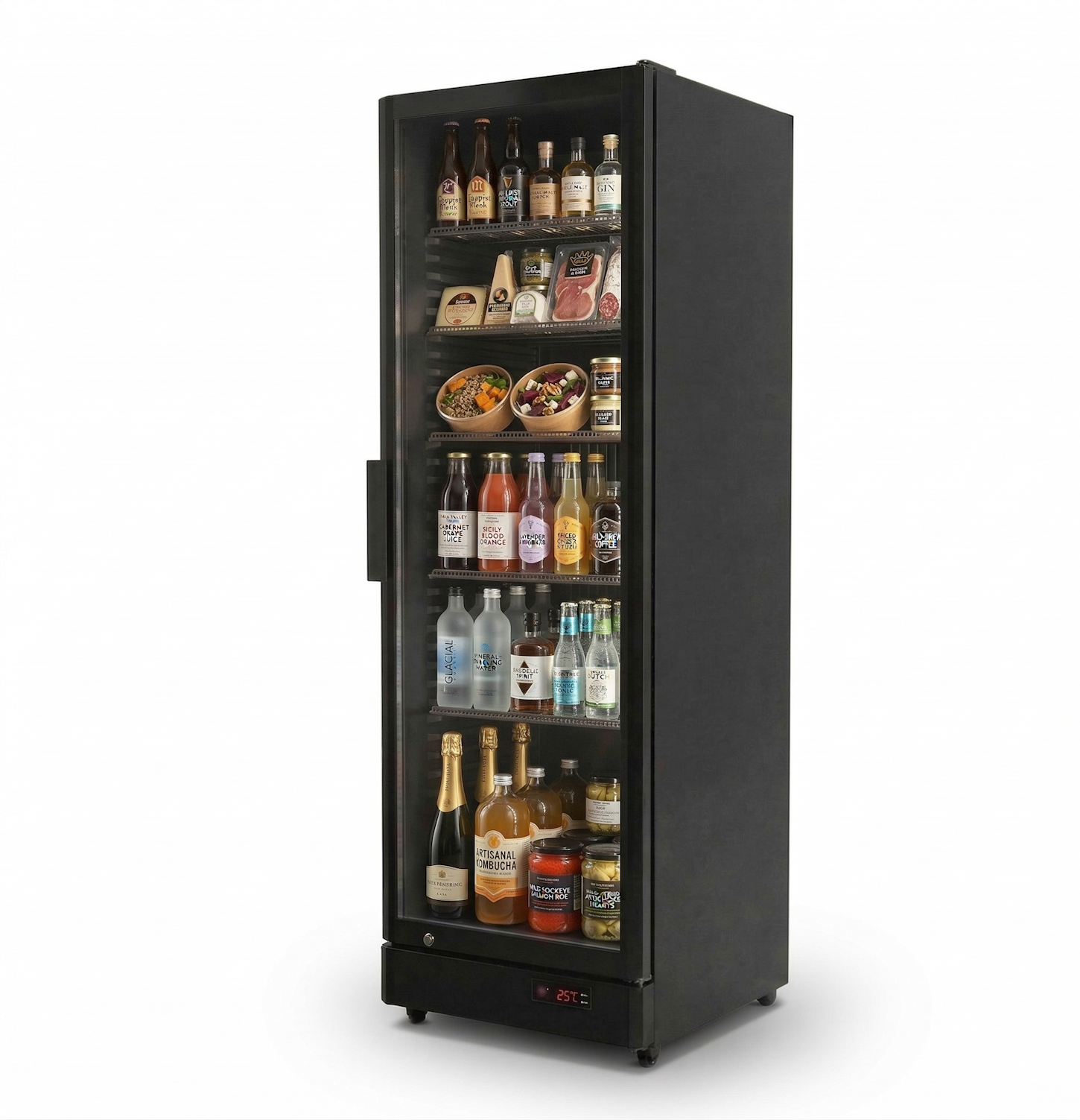 Armário Expositor Refrigerado "Black Line" 395L, Linha Pekin