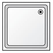Bancada Inox com Lavatório 700x700mm - Cuba Dupla